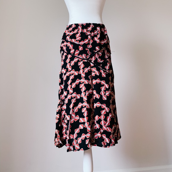Funky 90s vintage midi skirt - Picture 2 of 5